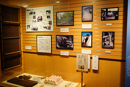 伝統技術の展示の様子