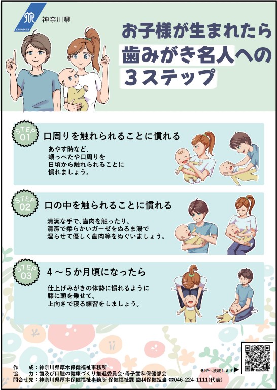 妊娠後期向けリーフレット裏