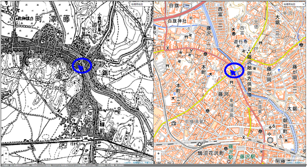 大鋸橋（位置図）