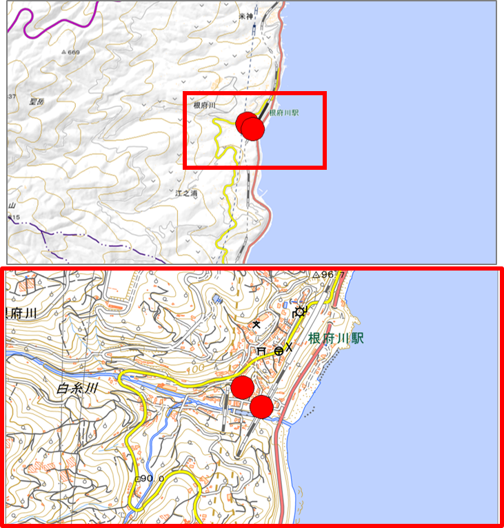 岩泉寺（位置図）