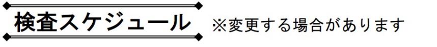 検査表題