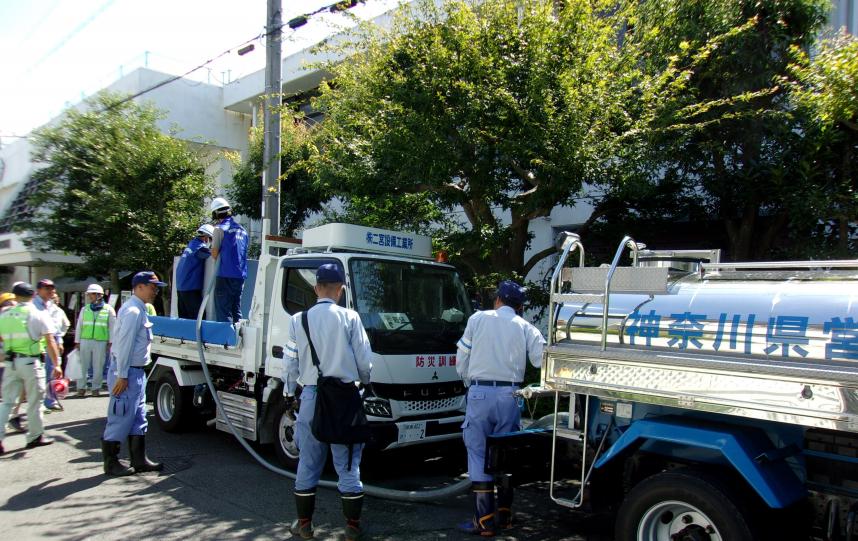 給水車注水