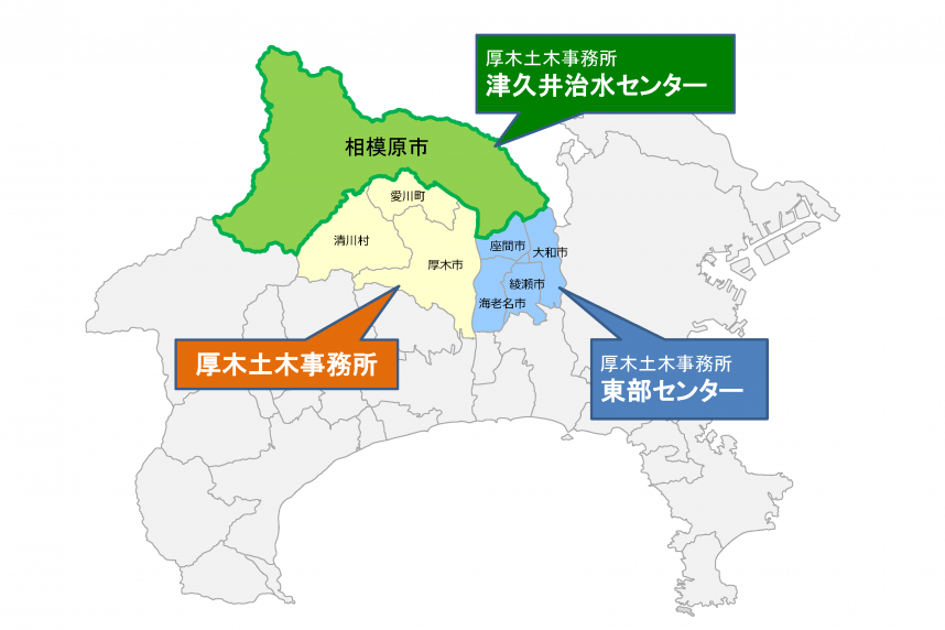 神奈川県全体図