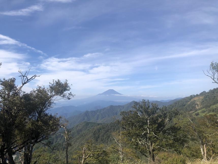 10月3日丹沢山山頂