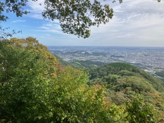 10月11日高取山（秦野市）標高約400メートル