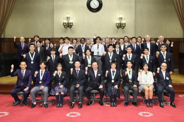 全国高等学校総合体育大会に出場したみなさん