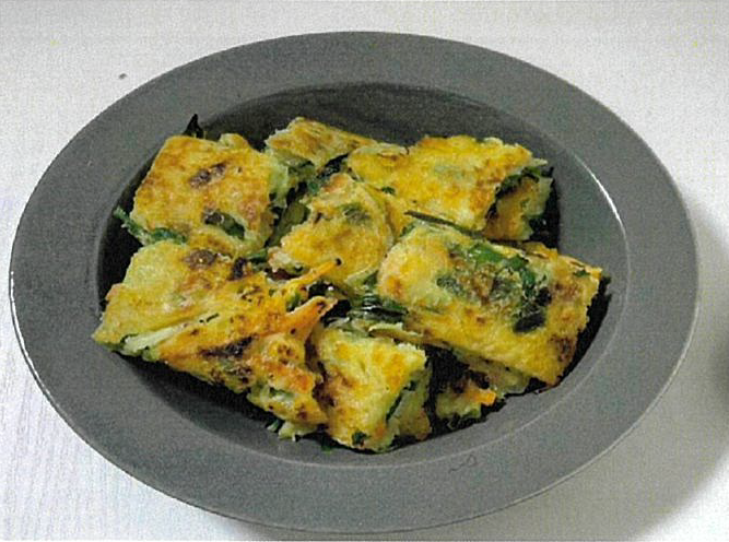 もちカリ食感がやみつきチヂミ