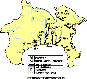 対象河川箇所図