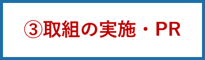 取組の実施・PR