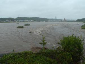 26年台風18号下飯田遊水地