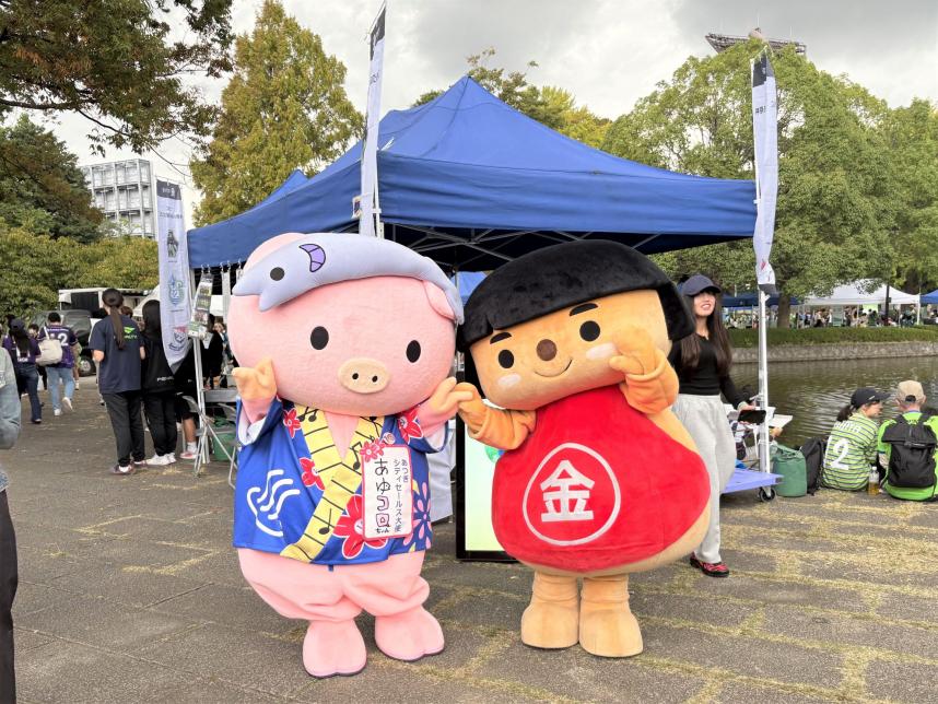 レモンガススタジアム平塚におけるブース出展の様子その4