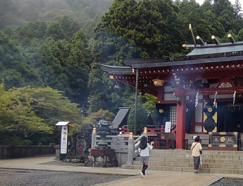 9月23日阿夫利神社下社の紅葉