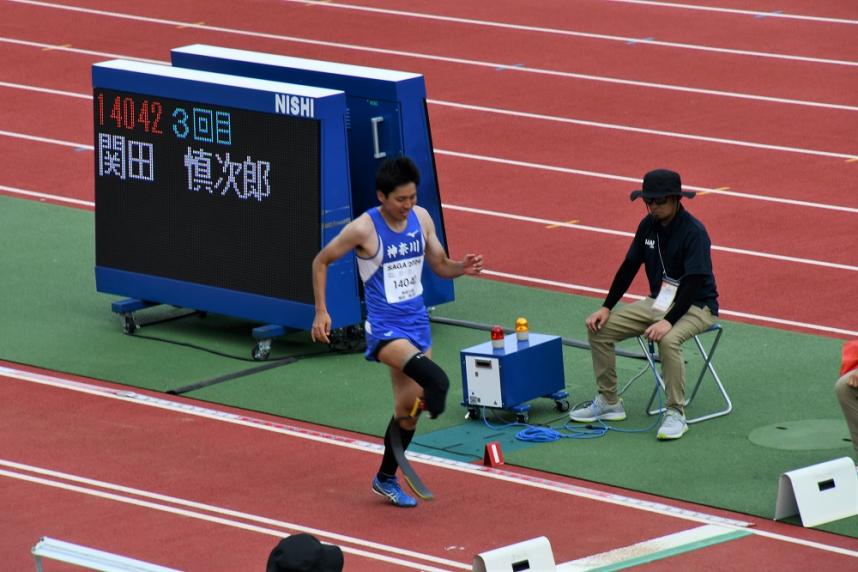 陸上競技（走幅跳）関田選手2