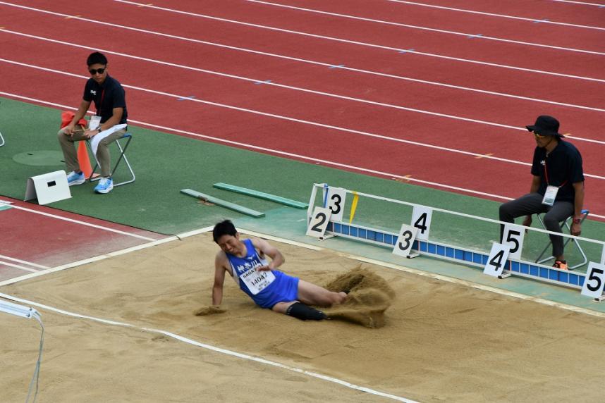 陸上競技（走幅跳）関田選手3