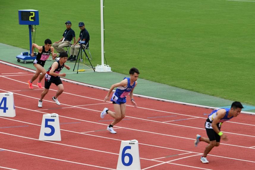 陸上競技（800m）石川選手1