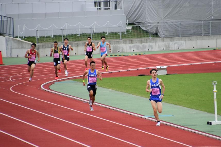 陸上競技（800m）石川選手2