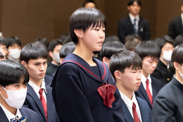 横浜隼人高等学校の三澤さん