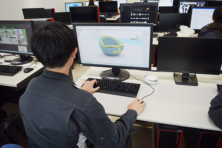 CADの操作画面