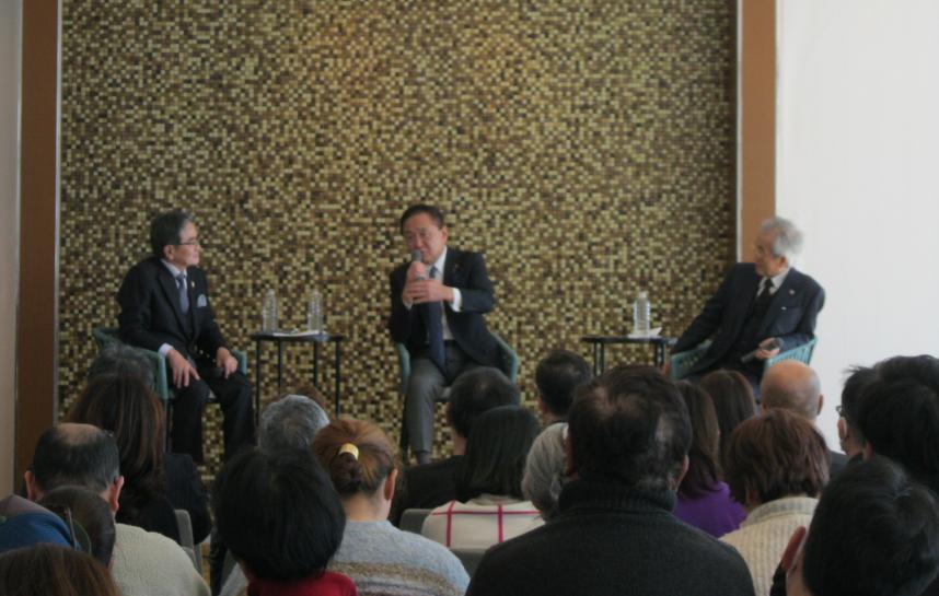 お話しする知事