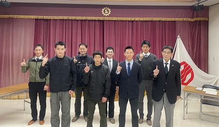 愛川町結団式集合写真