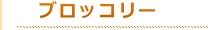 タイトルブロッコリー（オレンジ）