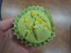 桑の葉蒸しパン