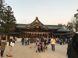 寒川神社参拝風景