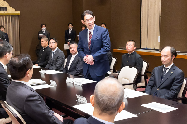 横浜高等学校葛校長