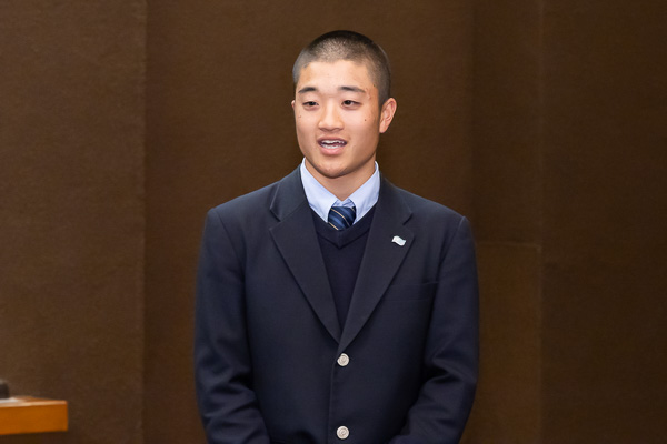 県立横浜清陵高等学校山本主将