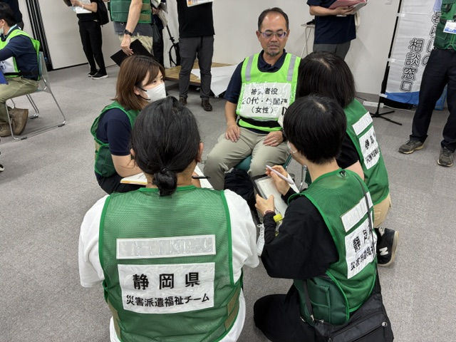 近隣都県合同訓練の静岡DWATの活動