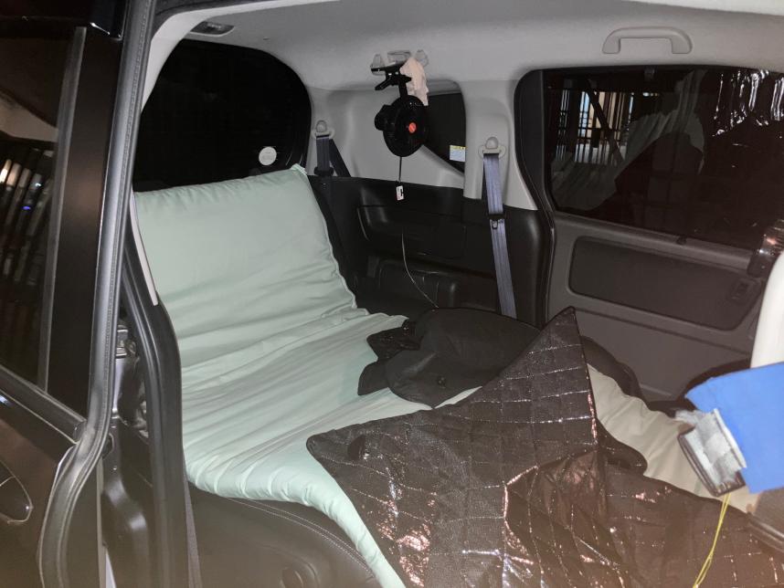 車中泊体験の活動