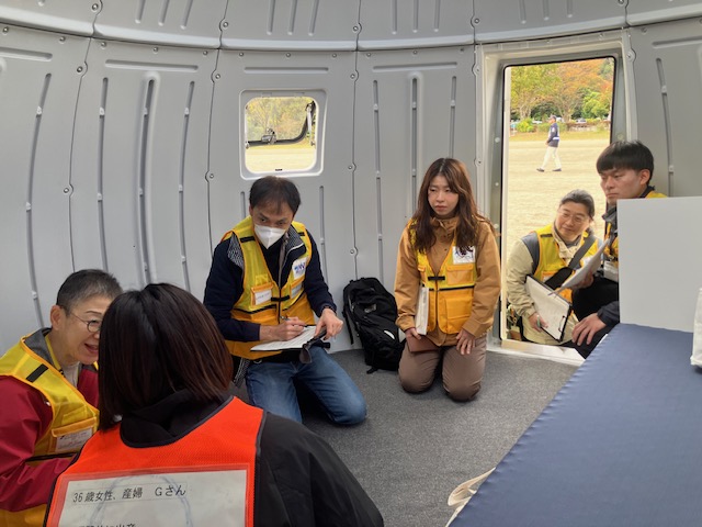 シェルター内でのアセスメント