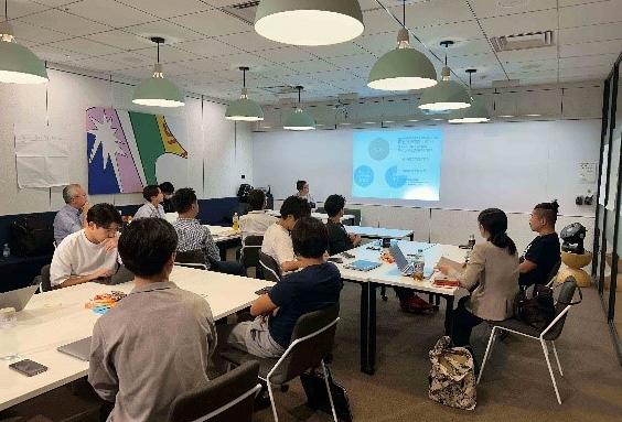 アクセラレーションプログラムの講義の様子