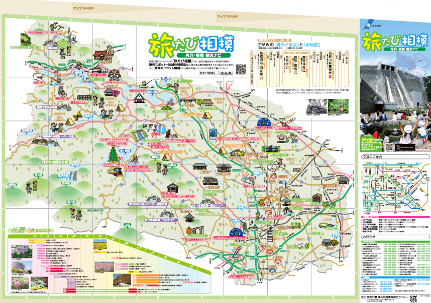 旅たび相模ガイドマップマップ面