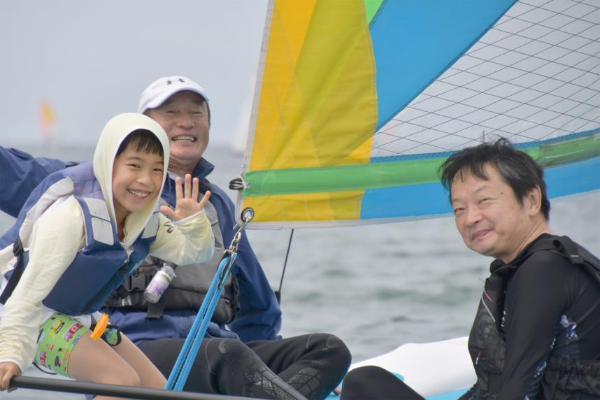 20250614家族で楽しめる安定感抜群のディンギーヨット1
