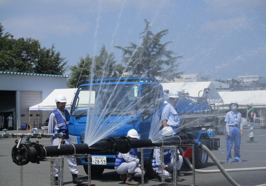 応急復旧訓練の様子1