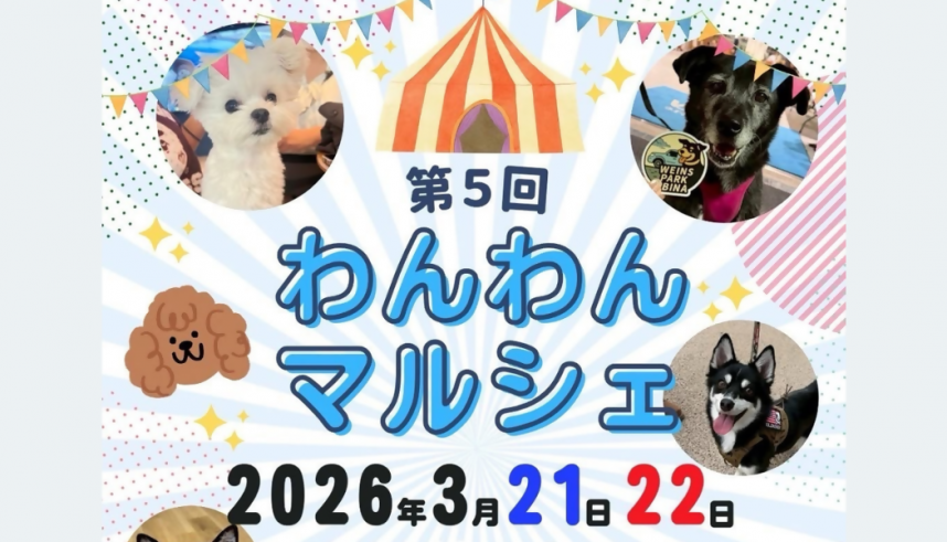 第5回わんわんマルシェビジュアル画像