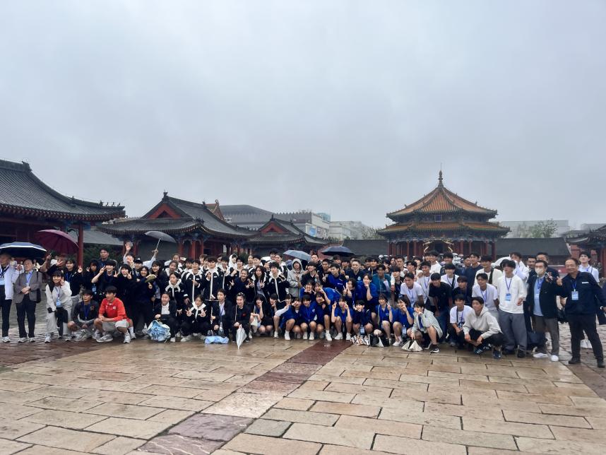 三地域での記念撮影