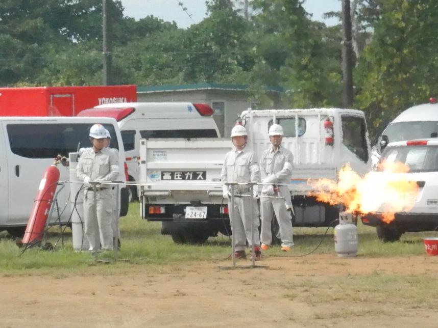 LPガスの燃焼実験