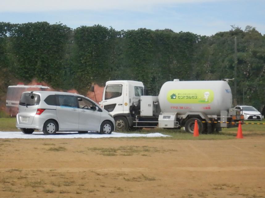 高圧ガス運送途上における緊急措置訓練1