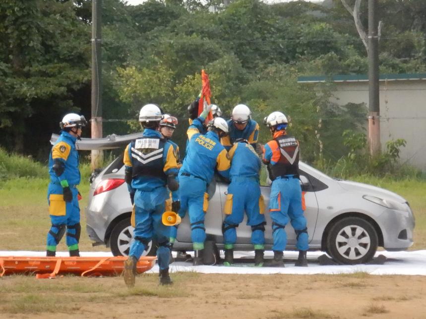 高圧ガス運送途上における緊急措置訓練3