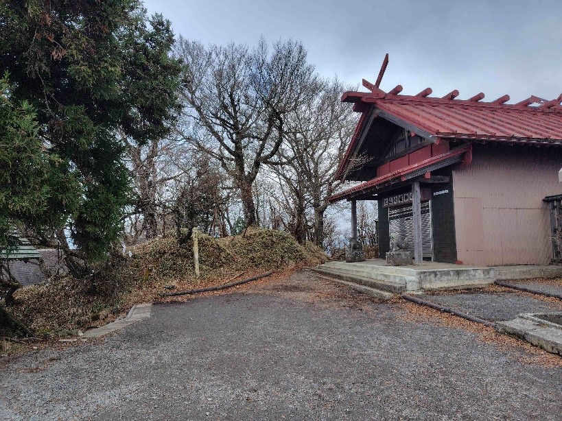 令和7年12月17日大山山頂
