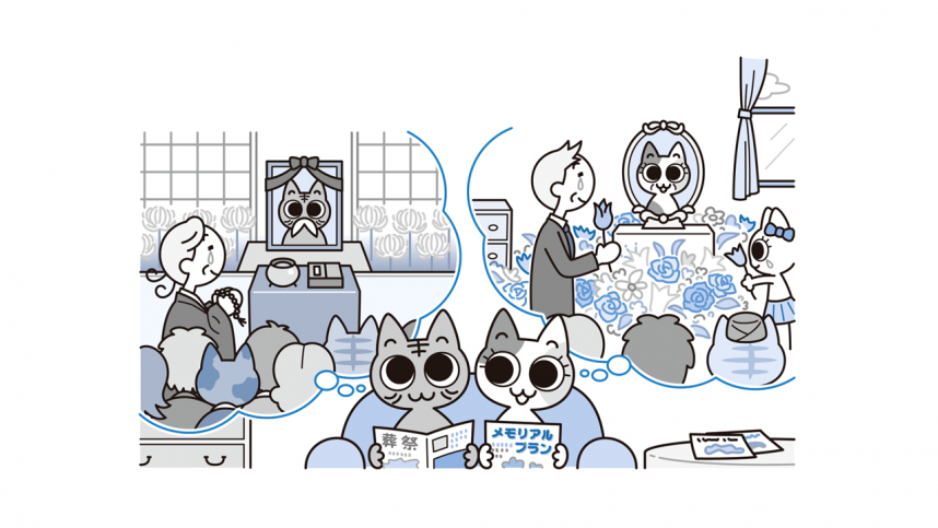 葬儀内容を検討する消費者のイメージ