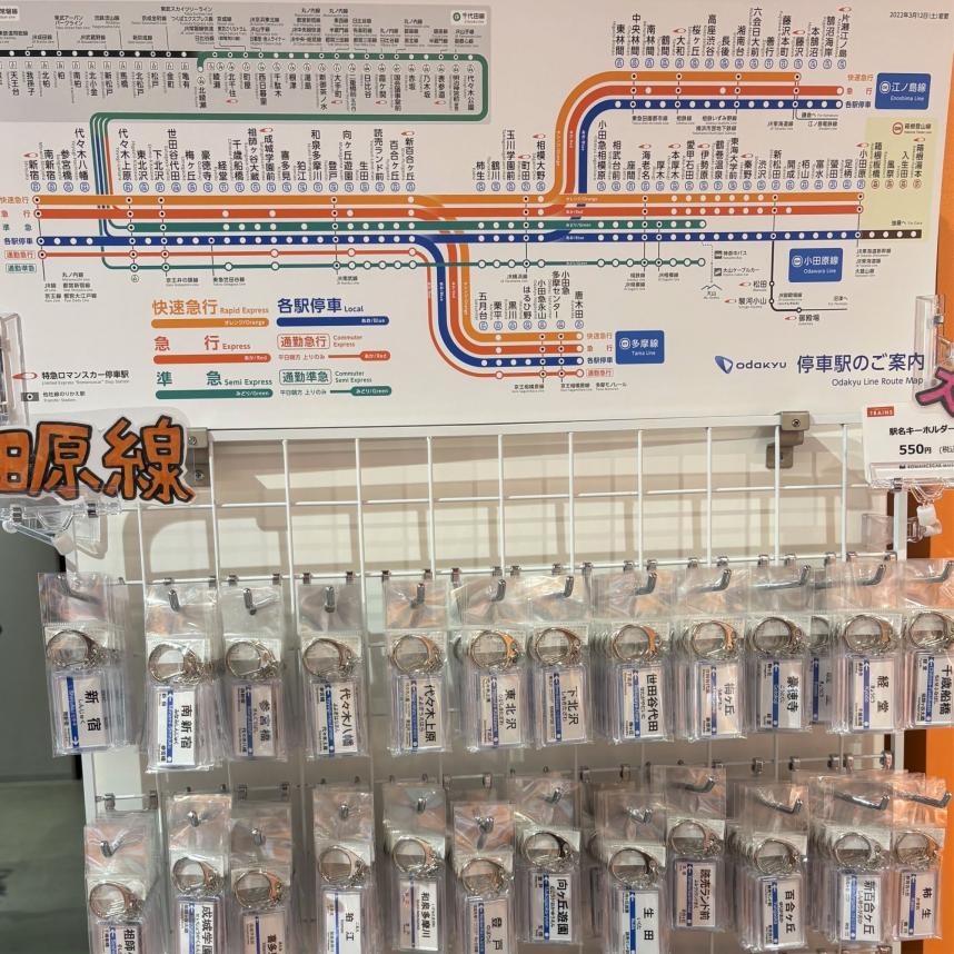 駅名キーホルダー