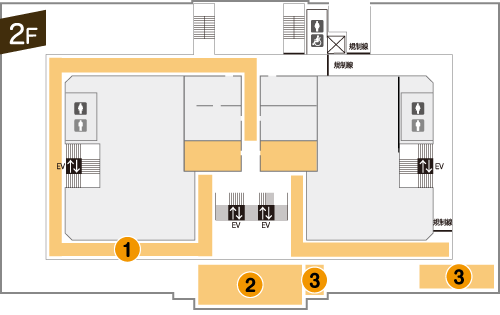 2階フロアマップ