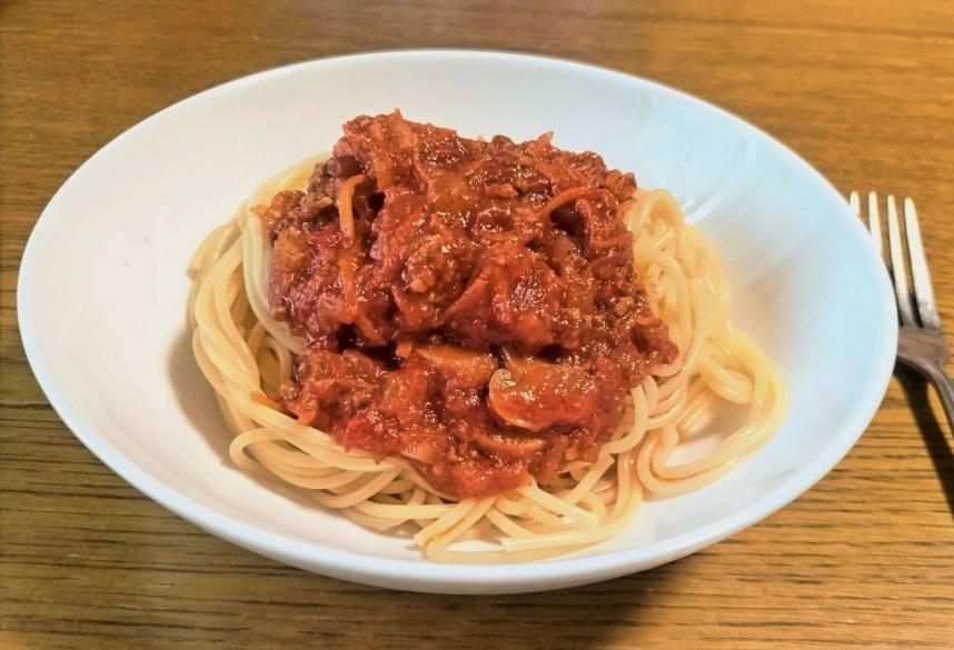 喫茶店の昭和レトロなミートソース