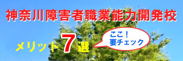 神奈川障害者職業能力開発校メリット7選、ここ要チェック