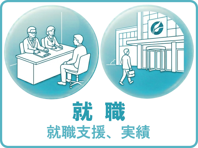 就職（就職支援、実績）