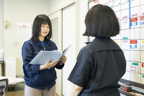 報告連絡相談練習風景