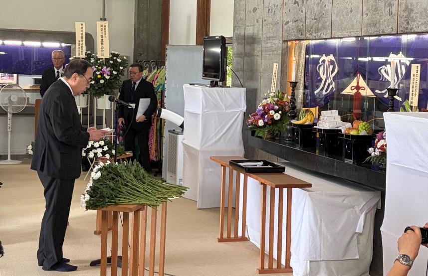 令和8年8月15日議長の活動写真